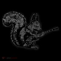 Squirrel Playing Guitar Funny Squirel Guitar Lover Guitar Coaster thumb 2