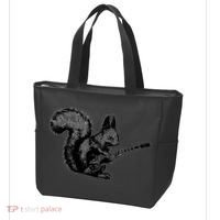 Squirrel Playing Guitar Funny Squirel Guitar Lover Guitar Tote Bag thumb 3