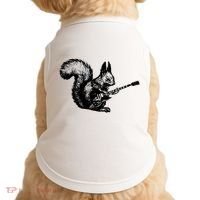 Squirrel Playing Guitar Funny Squirel Guitar Lover Guitar Doggie Tank thumb 0