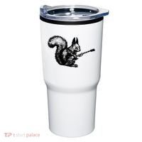 Squirrel Playing Guitar Funny Squirel Guitar Lover Guitar Tumbler thumb 0