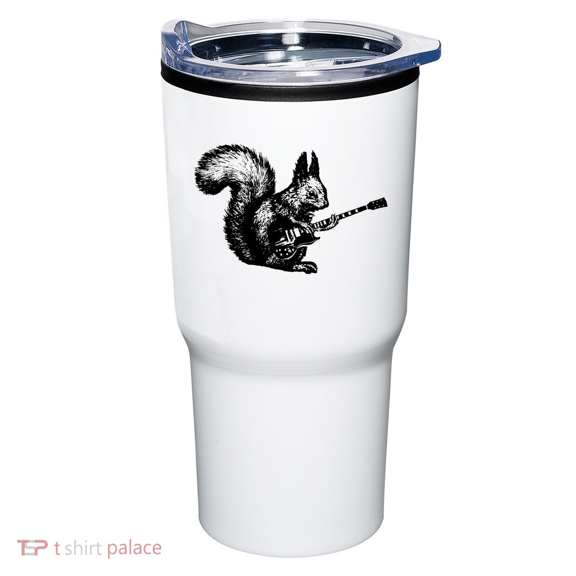 Squirrel Playing Guitar Funny Squirel Guitar Lover Guitar Tumbler