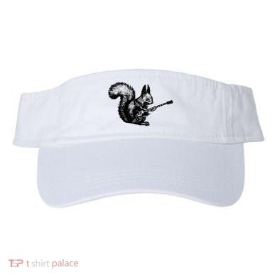 Squirrel Playing Guitar Funny Squirel Guitar Lover Guitar Visor