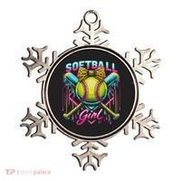Softball Player Girl Ice Cream Softball Drip Ornament thumb 0