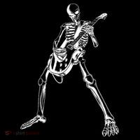 Skeleton Playing Guitar Toddler Hoodie thumb 2