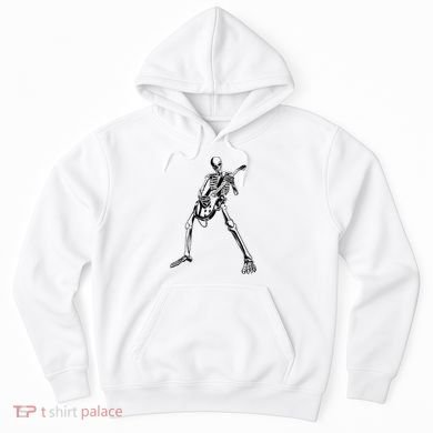 Skeleton Playing Guitar Hoodie