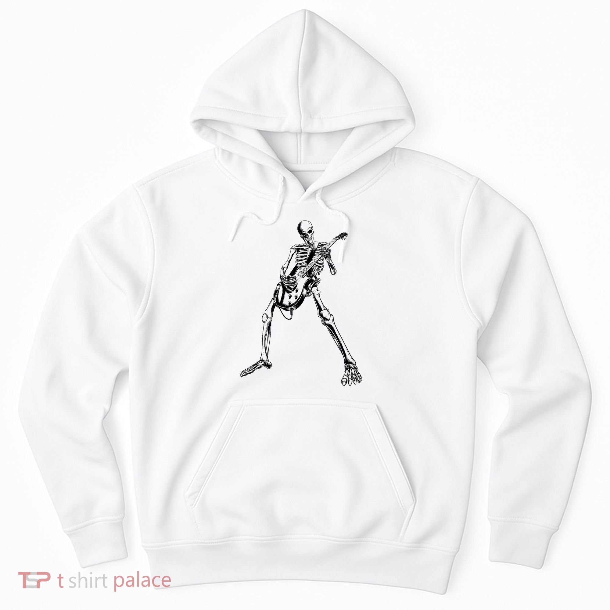 Skeleton Playing Guitar Hoodie