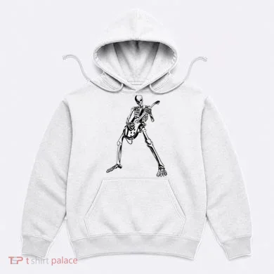 Skeleton Playing Guitar Hoodie