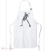 Skeleton Playing Guitar Apron thumb 0