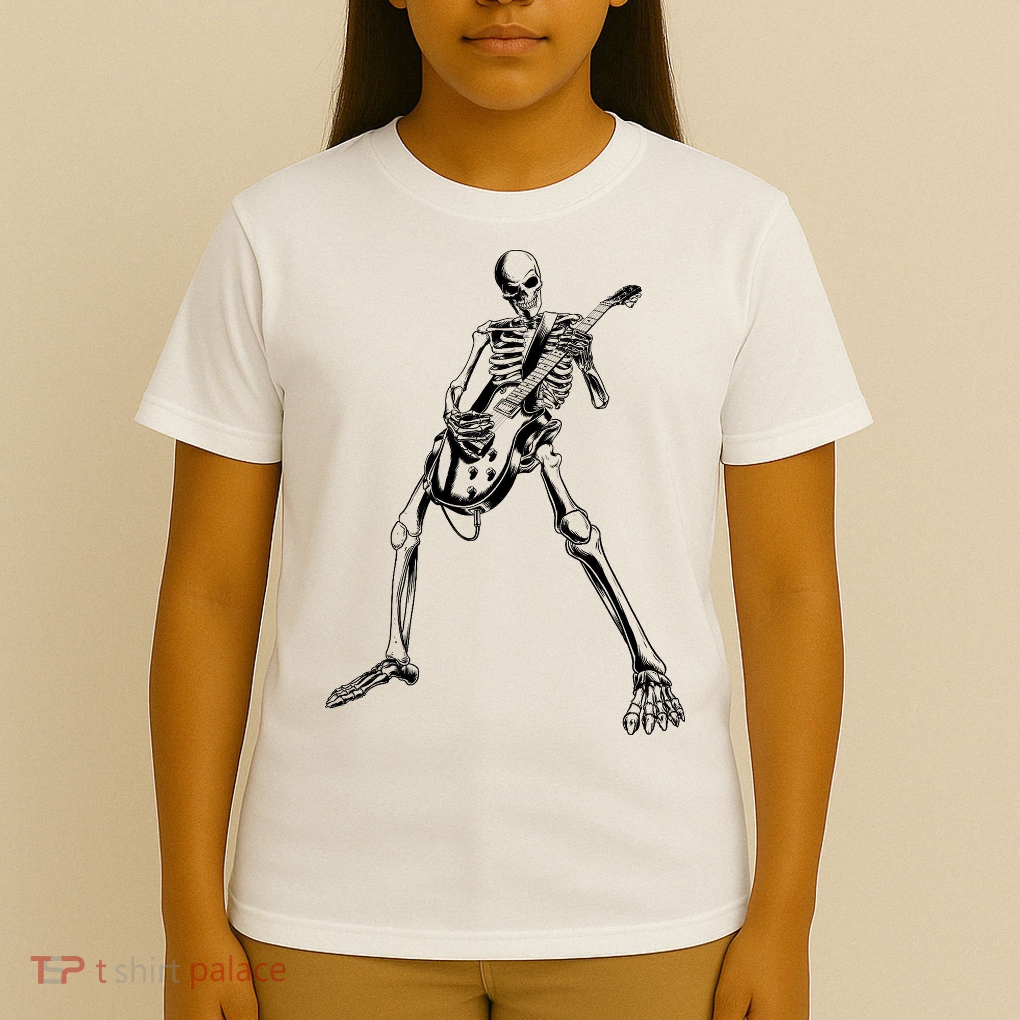 Skeleton Playing Guitar T-Shirt