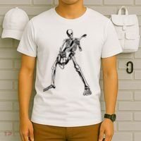 Skeleton Playing Guitar T-Shirt thumb 6