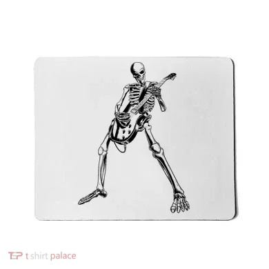 Skeleton Playing Guitar Mousepad