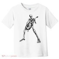 Skeleton Playing Guitar Toddler T-Shirt thumb 0