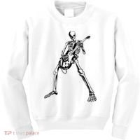 Skeleton Playing Guitar Kids Sweatshirt thumb 0