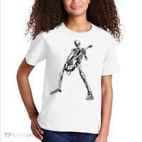 Skeleton Playing Guitar Kids T-Shirt thumb 2