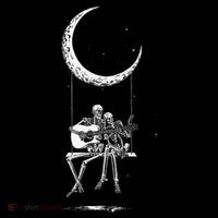 Skeleton Playing Guitar Graphic Band Tees Rock And Roll Moon Coffee Mug thumb 5