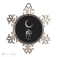 Skeleton Playing Guitar Graphic Band Tees Rock And Roll Moon Ornament thumb 0