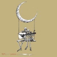 Skeleton Playing Guitar Graphic Band Tees Rock And Roll Moon Hoodie thumb 7