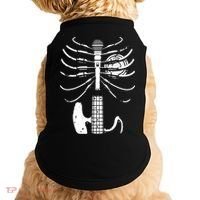 skeleton playing guitar electric Acoustic Classical Doggie Tank thumb 0