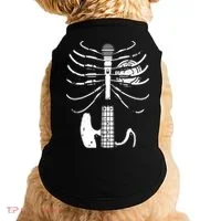 skeleton playing guitar electric Acoustic Classical Doggie Tank thumb 0