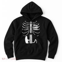 skeleton playing guitar electric Acoustic Classical Hoodie thumb 0
