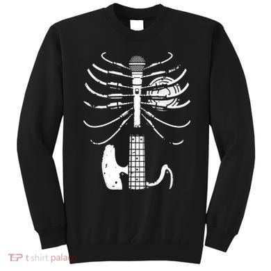 skeleton playing guitar electric Acoustic Classical Sweatshirt