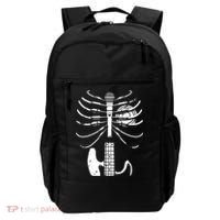 skeleton playing guitar electric Acoustic Classical Backpack thumb 0
