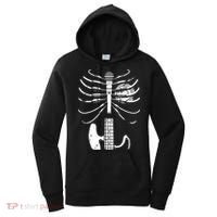 skeleton playing guitar electric Acoustic Classical Women's Hoodie thumb 0