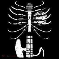 skeleton playing guitar electric Acoustic Classical Women's Hoodie thumb 2