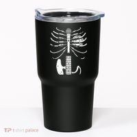 skeleton playing guitar electric Acoustic Classical Tumbler thumb 0