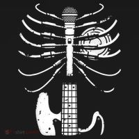 skeleton playing guitar electric Acoustic Classical Toddler Hoodie thumb 2