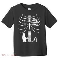 skeleton playing guitar electric Acoustic Classical Toddler T-Shirt thumb 0