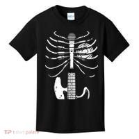 skeleton playing guitar electric Acoustic Classical Kids T-Shirt thumb 0