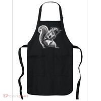 Squirrel Playing Guitar Rock And Roll Apron thumb 0