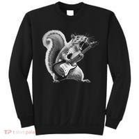 Squirrel Playing Guitar Rock And Roll Sweatshirt thumb 0
