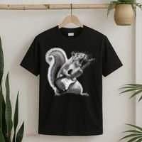 Squirrel Playing Guitar Rock And Roll T-Shirt thumb 2