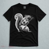 Squirrel Playing Guitar Rock And Roll T-Shirt thumb 5