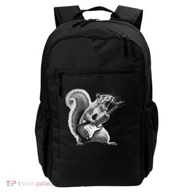 Squirrel Playing Guitar Rock And Roll Backpack