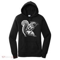 Squirrel Playing Guitar Rock And Roll Women's Hoodie thumb 0