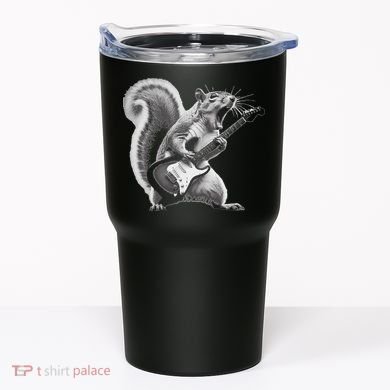 Squirrel Playing Guitar Rock And Roll Tumbler