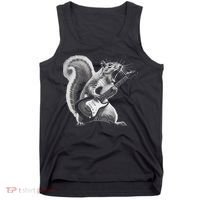 Squirrel Playing Guitar Rock And Roll Tank Top thumb 0