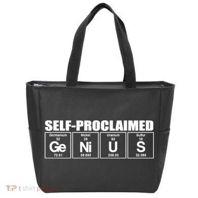 Self Proclaimed Genius Funny Gift Tote Bag