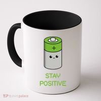 Stay Positive Green Stay Positive Loose Happy For Life Cute Gift Coffee Mug thumb 0