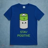 Stay Positive Green Stay Positive Loose Happy For Life Cute Gift T-Shirt thumb 5