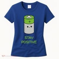 Stay Positive Green Stay Positive Loose Happy For Life Cute Gift Women's T-Shirt thumb 0