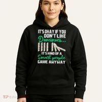 Smart People Game Anyway Dominoes Lover Domino Player Hoodie thumb 5