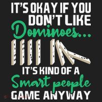 Smart People Game Anyway Dominoes Lover Domino Player Beanie thumb 2