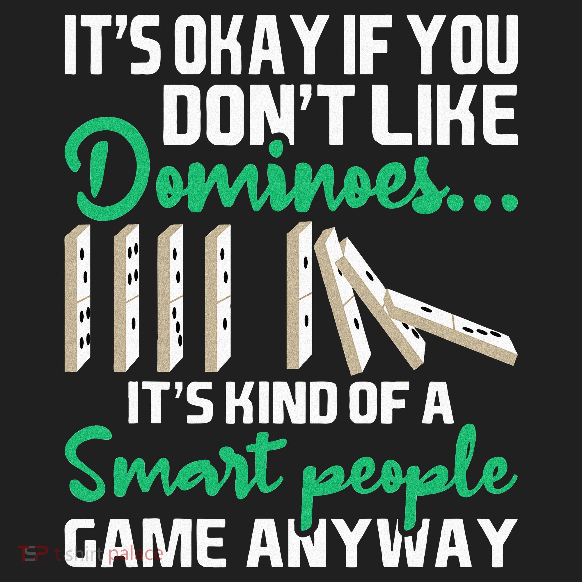 Smart People Game Anyway Dominoes Lover Domino Player Tumbler