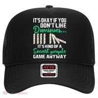 Smart People Game Anyway Dominoes Lover Domino Player Hat thumb 0