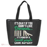 Smart People Game Anyway Dominoes Lover Domino Player Tote Bag thumb 0