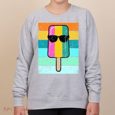 Summer Popsicle Gift Funny Ice Cream Beach Pool Party Gift Women's Sweatshirt